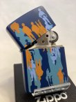 画像2: No.200 ファッションブランドシリーズZIPPO R.NEWBOLD アールニューボルト CAMOUFLAGE カモフラージュ MARINE BLUE マリンブルー z-6268