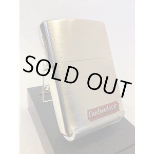 画像: No.200 バドワイザーシリーズZIPPO SILVER SATIN シルバーサテン BUDWEISER バドワイザーロゴ z-6281