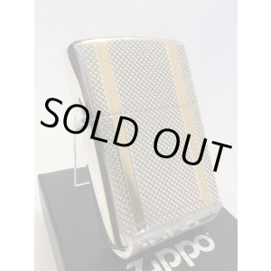 画像: No.200 ヴィンテージZIPPO 2003年製 ARGYLE CHECK アーガイル・チェック GOLD LINE ゴールドライン z-6280