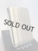 画像: No.200 ヴィンテージZIPPO 2005年製 SILVER SATIN シルバーサテン VERTICL LINE バーチカルライン z-6283