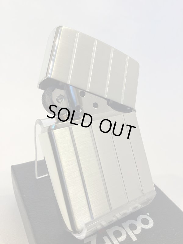 画像3: No.200 ヴィンテージZIPPO 2005年製 SILVER SATIN シルバーサテン VERTICL LINE バーチカルライン z-6283