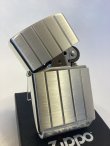 画像2: No.200 ヴィンテージZIPPO 2005年製 SILVER SATIN シルバーサテン VERTICL LINE バーチカルライン z-6283