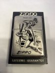 画像5: No.200 ヴィンテージZIPPO 1992年製 SILVER SATIN シルバーサテン NOSE ART ノーズアート z-6317