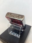 画像4: No.200 推奨品ZIPPO BRUSHED CHROME ブラッシュクローム マーブル調 RED COLOR レッドカラー z-6328