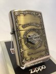 画像1: No.200 HARLEY DAVIDSON ZIPPO ハーレー・ダビッドソン ニッケル&アンティークブラス バー&チールドメタル付き z-6369