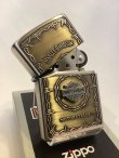 画像2: No.200 HARLEY DAVIDSON ZIPPO ハーレー・ダビッドソン ニッケル&アンティークブラス バー&チールドメタル付き z-6369