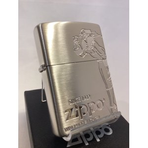 画像: No.200 WINDY ZIPPO ウィンディ SILVER SATIN シルバーサテン ウィンディ z-6376