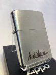 画像1: No.200 USED ZIPPO 1981年製 BRUSHED CHROME ブラッシュクローム HOLIDAY TOUR ホリデーツアー z-6425