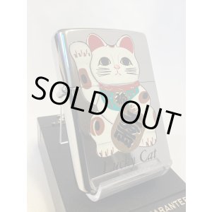 画像: No.250 ヴィンテージZIPPO 1993年製 HIGH POLISH CHROME ハイポリッシュクローム LUCKY CAT 招き猫 z-6427