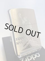 画像: No.200 ヴィンテージZIPPO 2005年製 SILVER SATIN シルバーサテン 自由の女神🗽 z-6490