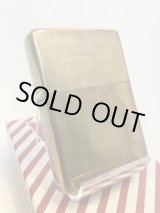 画像: No.230 ヴィンテージZIPPO 1992年製 FLAT TOP フラットトップ ANTIQUE BRASS アンティークブラス PLANE プレーン z-6491