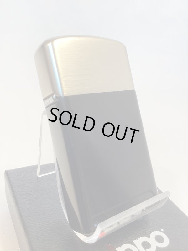 画像1: No.1610 ヴィンテージZIPPO 2000年製 ALUMINUM COVER アルミカバー BLACK ＆ SILVER ブラック&シルバー z-6546
