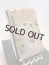 画像: No.200 推奨品ZIPPO BRUSHED CHROME ブラッシュクローム 電鋳板プレート 招き猫 z-6547