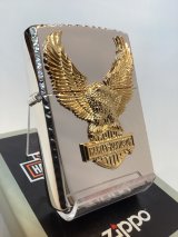 画像: No.200 HARLAY DIVIDSON ZIPPO ハーレー・ダビッドソン GOLD EGLE METAL ゴールドイーグルメタル z-6554
