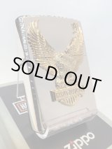 画像: No.200 HARLAY DIVIDSON ZIPPO ハーレー・ダビッドソン GOLD EGLE METAL ゴールドイーグルメタル z-6554