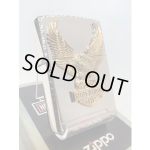 画像: No.200 HARLAY DIVIDSON ZIPPO ハーレー・ダビッドソン GOLD EGLE METAL ゴールドイーグルメタル z-6554