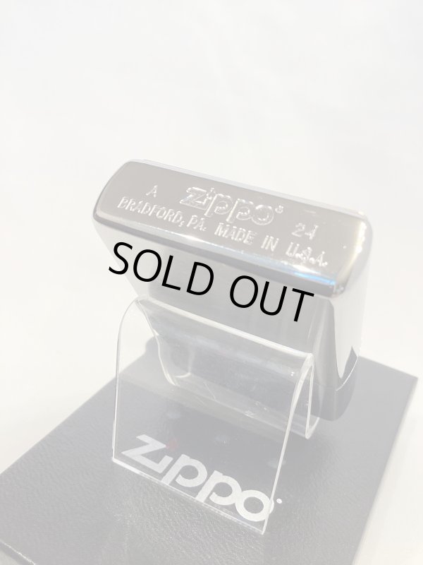 画像4: No.200 推奨品ZIPPO BRUSHED CHROME ブラッシュクローム 波と富士 電鋳板プレート貼り z-6568