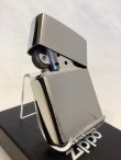 画像3: No.200 推奨品ZIPPO BRUSHED CHROME ブラッシュクローム 波と富士 電鋳板プレート貼り z-6568