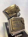画像2: No.200 HARLAY DIVIDSON ZIPPO ハーレー・ダビッドソン ANTIQUE BRASS アンティークブラス SIDE METAL サイドメタル z-6569