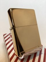 画像: No.230G FLAT TOP ZIPPO フラットトップ GOLD MIRROR ゴールドミラー PLANE プレーン z-6583