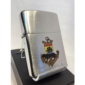 画像: No.200 USED ZIPPO 1995年製 BRUSHED CHROME ブラッシュクローム 錨 z-6584