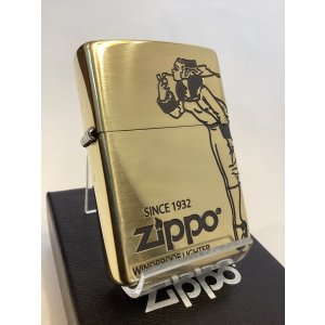 画像: No.200 WINDY ZIPPO ウィンディ BRASS MIRROR IBUSHI ブラスミラーイブシ z-6586