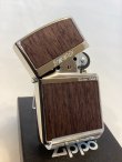 画像2: No.200 推奨品ZIPPO WHITE NICKEL ホワイトニッケル WOOD LIGHT ウッドライト z-6587