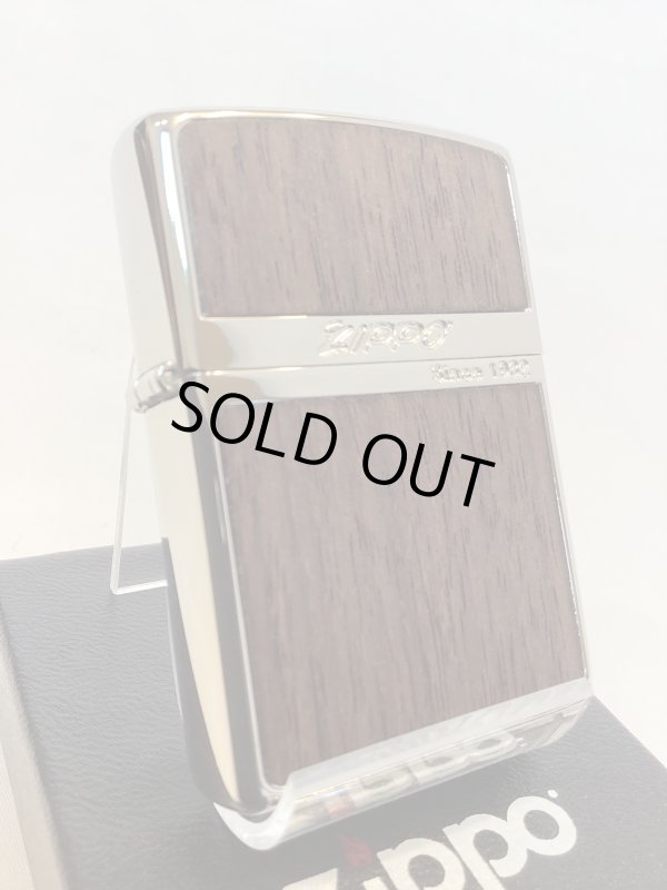 画像1: No.200 推奨品ZIPPO WHITE NICKEL ホワイトニッケル WOOD LIGHT ウッドライト z-6587