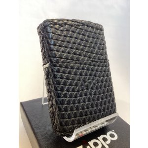 画像: No.200 レザーシリーズZIPPO リザード(トカゲ革)手縫い革巻き z-6594