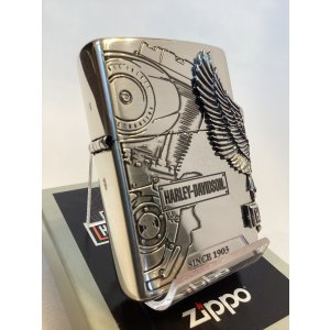 画像: No.200 HARLAY DIVIDSON ZIPPO ハーレー・ダビッドソン SIDO METAL サイドメタル z-6596