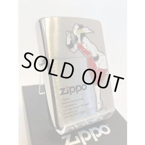 画像: No.200 BRUSHED CHROME ZIPPO ブラッシュクローム WINDY RED ウィンディ レッド z-6598