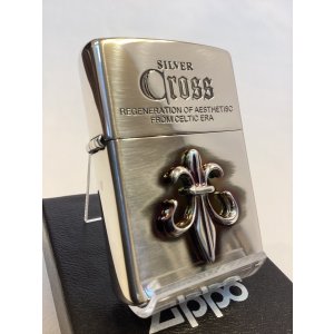 画像: No.200 推奨品ZIPPO SILVER IBUSHI シルバーイブシ CROSS METAL クロスメタル シリアルナンバー入り z-6599