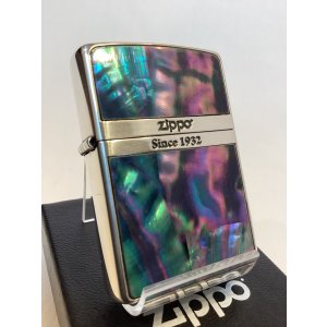 画像: No.200 推奨品ZIPPO SILVER MIRROR シルバーミラー 天然シェル z6612