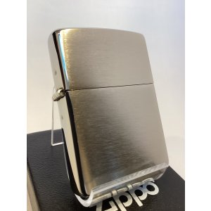 画像: No.200 USED ZIPPO 2019年製 BRUSHED CHROME ブラッシュクローム PLANE プレーン z-6619