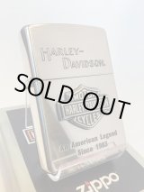 画像: No.200 HARLAY DIVIDSON ZIPPO ハーレー・ダビッドソン BAR & SHIELD METAL バー&シールドメタル付き z-6623
