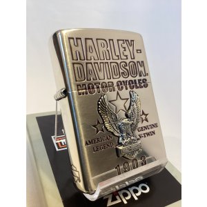 画像: No.200 バイクシリーズ HARLAY DIVIDSON ZIPPO ハーレー・ダビッドソン EAGLE METAL イーグルメタル z-6624