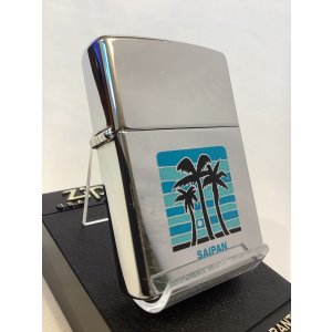 画像: No.250 USED ZIPPO 1991年製 HIGH  POLISH CHROME ハイポリッシュクローム SAIPAN サイパン z-6625