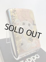 画像: No.200G推奨品ZIPPO BRUSHED CHROME ブラッシュクローム 電鋳板プレート 招き猫 z-6629