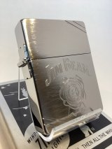 画像: No.1935レプリカ BRUSHED  CHROME ZIPPO ブラッシュクローム JIM BEAM ジム・ビーム z-6630