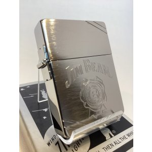 画像: No.1935レプリカ BRUSHED  CHROME ZIPPO ブラッシュクローム JIM BEAM ジム・ビーム z-6630