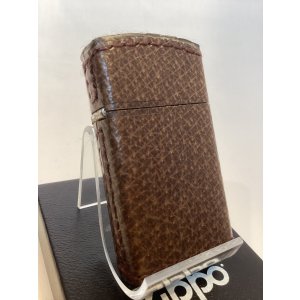 画像: No.1610 レザーシリーズZIPPO SLIM PIGSKIN BROWN スリム ピッグスキン ブラウン z-6636