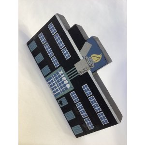 画像: ZIPPO本社ビル 木製ZIPPO GOODS 1992年製 z-6644