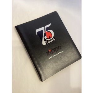 画像: ZIPPO GOODS EXECUTIVE DIARY エグゼクティブ ダイアリー ZIPPO社創立75年周年 2007年版 z-6647