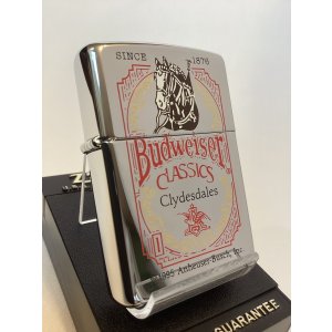 画像: No.250 バドワイザーシリーズZIPPO HIGH POLISH CHROME ハイポリッシュクローム BUDWEISER バドワイザー z-6651