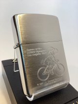 画像: No.200 スポーツシリーズZIPPO BRUSHED  CHROME ブラッシュクローム ロサンゼルスオリンピック ロードレース z-6655