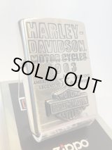 画像: No.200 HARLAY DIVIDSON ZIPPO ハーレー・ダビッドソン BER & SHIELD METAL バー&シールドメタル z-6657