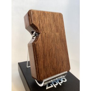 画像: No.1002 アメリカ ホルゲート社製 WALNUT WOOD SLIM ZIPPO ウォールナット スリム z-6660