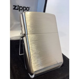 画像: No.13 BRUSHED STERLING SILVER ZIPPO ブラッシュスターリングシルバー PLANE プレーン z-6661