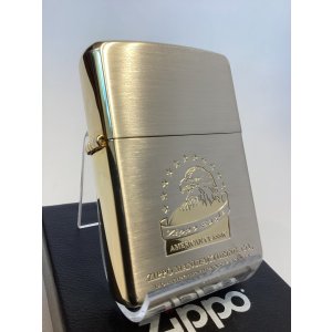 画像: No.200 ヴィンテージZIPPO 2008年製 シルバー&ゴールド アメリカンイーグル z-6667