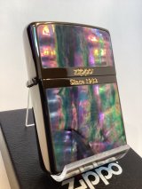 画像: No.200 推奨品ZIPPO BLACK MIRROR ブラックミラー 天然シェル z-6675